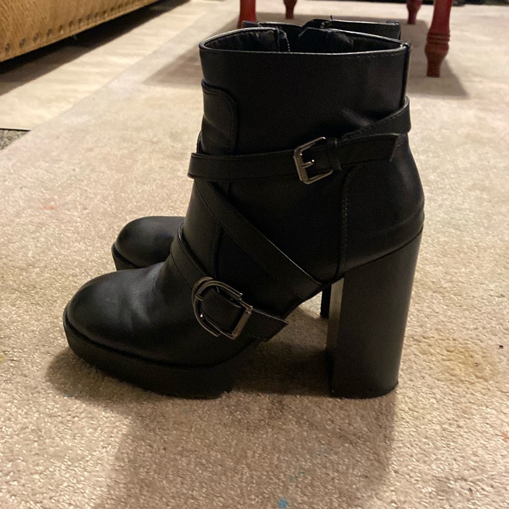 Black boots